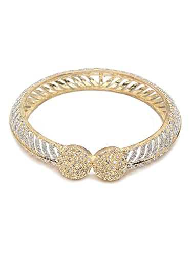 Stylish Plated Bangles for Women, Set of 2